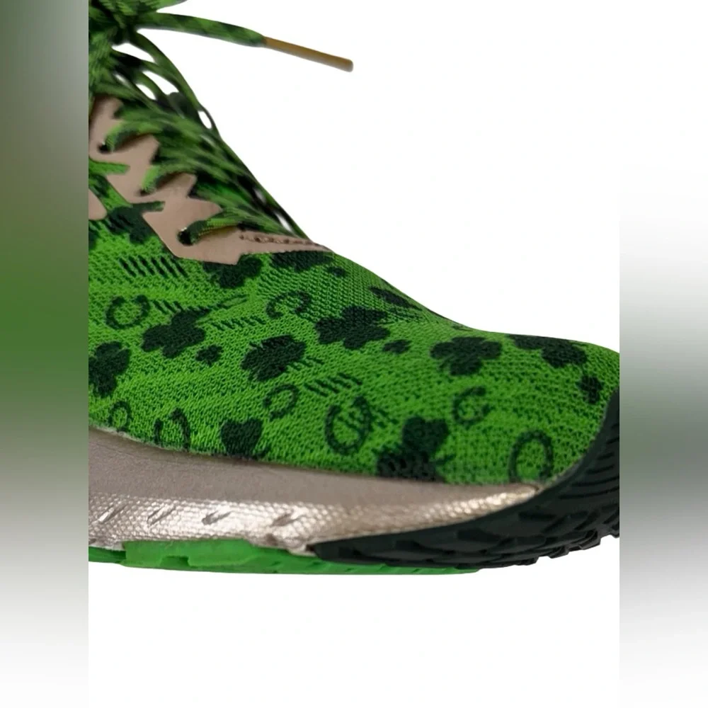 Brooks Launch 6 Run Lucky Green Gold Shamrock Shoes Womens Size US 8 Clover - Picture 12 of 12